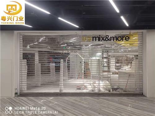 水晶透明卷簾門